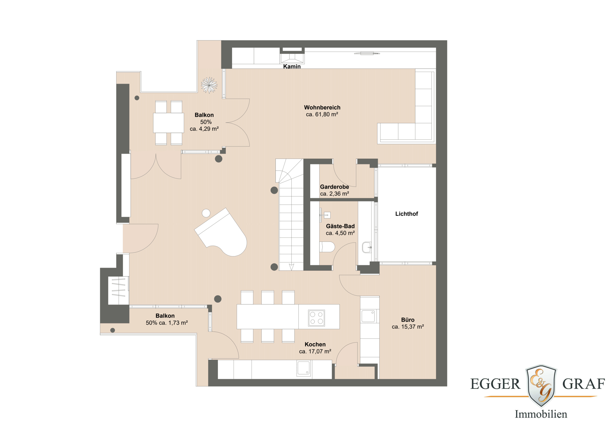 DESIGN TRIFFT NATUR – PENTHOUSE-FEELING AN DER ISAR – Bild 35