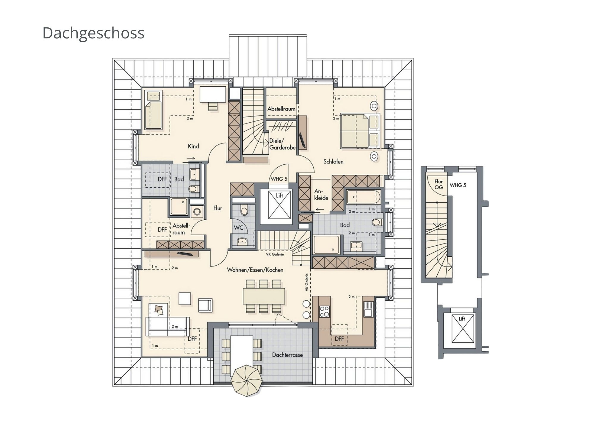 Modernes PENTHOUSE mit Galerie in Premium Lage – Bild 2