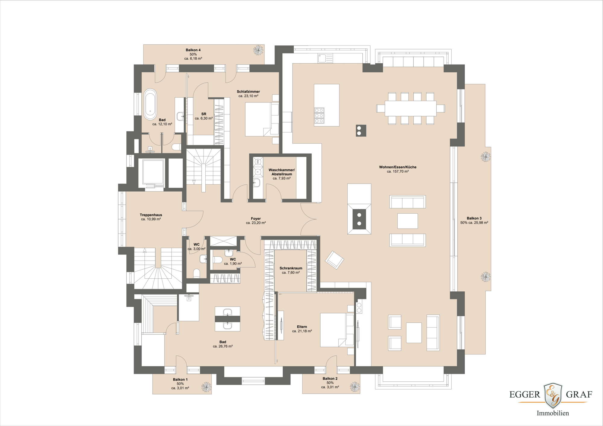 Penthouse der Superlative – Luxus auf höchstem Niveau im Herzen von Kitzbühel – Bild 2
